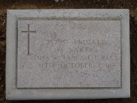 Struma Military Cemetery - Baker, Albert Edward